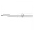 BC186R - ножницы сосудистые по Stevens, прямые, остроконечные, длина 100 мм